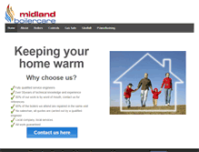 Tablet Screenshot of midlandboilercare.co.uk